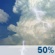 Sunday: A chance of rain showers before 8am, then a chance of showers and thunderstorms between 8am and 2pm, then a chance of showers and thunderstorms. Mostly cloudy, with a high near 74. West wind 7 to 13 mph, with gusts as high as 24 mph. Chance of precipitation is 50%. New rainfall amounts between a quarter and half of an inch possible. Sunday: Chance Showers And Thunderstorms